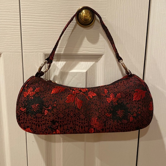 Brocade fabric handbag - Picture 1 of 3